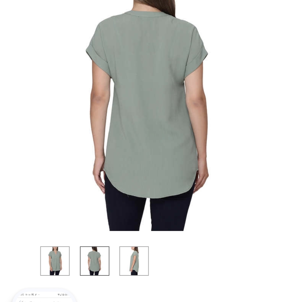 Rachel Roy v neck blouse - Picture 2 of 5